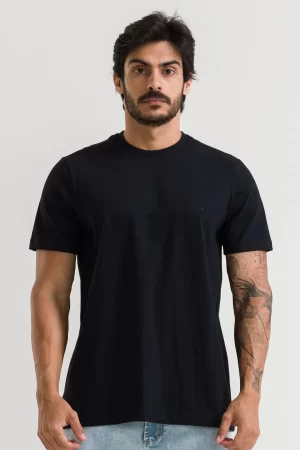 CAMISA BÁSICA LEVE PRETA