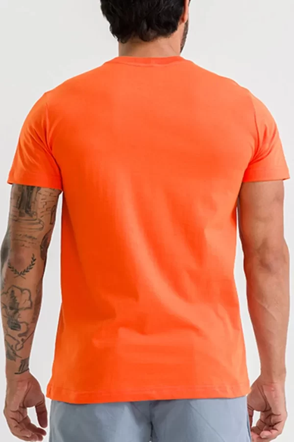 CAMISA BÁSICA LEVE LARANJA NEON - Image 4
