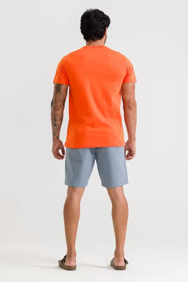 CAMISA BÁSICA LEVE LARANJA NEON - Image 2